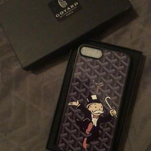 Goyard monopoly man iPhone 8 Plus case